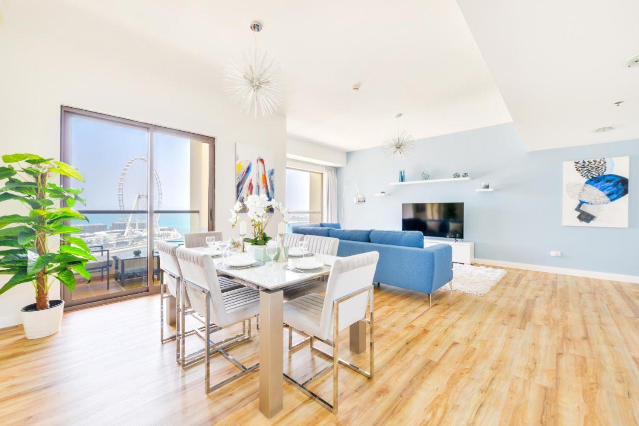 Luxury Jbr - Full Sea View - Free 5* Beach Resorts Access Dubaï Extérieur photo