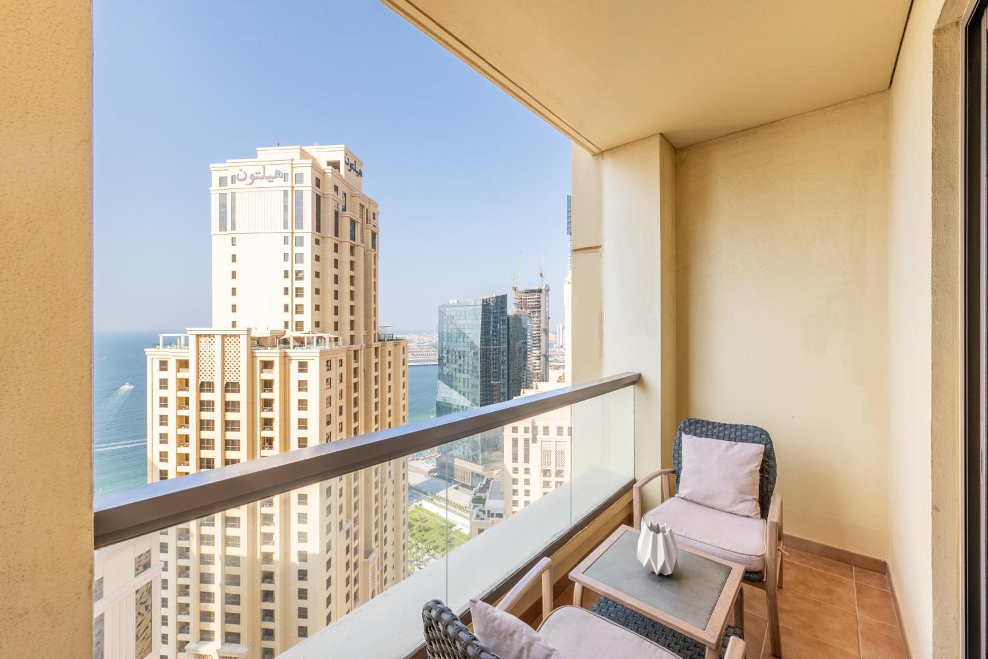 Luxury Jbr - Full Sea View - Free 5* Beach Resorts Access Dubaï Extérieur photo