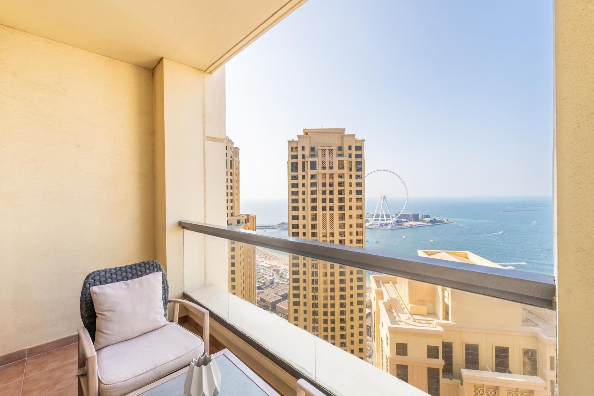 Luxury Jbr - Full Sea View - Free 5* Beach Resorts Access Dubaï Extérieur photo