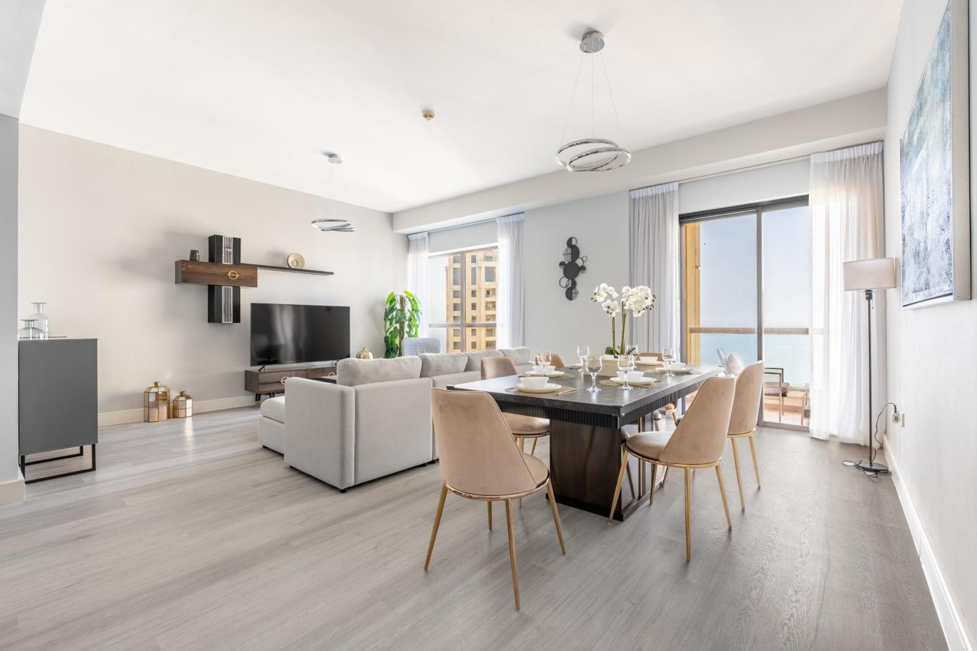 Luxury Jbr - Full Sea View - Free 5* Beach Resorts Access Dubaï Extérieur photo